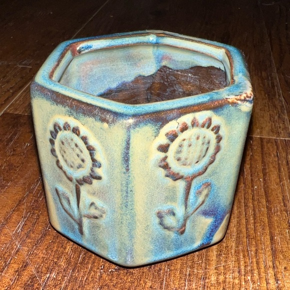 Vintage Ceramic Studio Pottery Glazed Small Decor/ Vase Trinket Holder - Picture 2 of 10